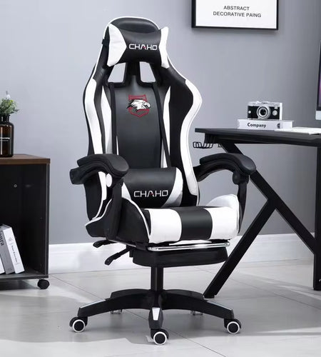 WCG Gaming Chair Computer Chair High-Quality Gaming Chair Leather Internet LOL Internet Cafe Racing Chair Office Chair Gamer New