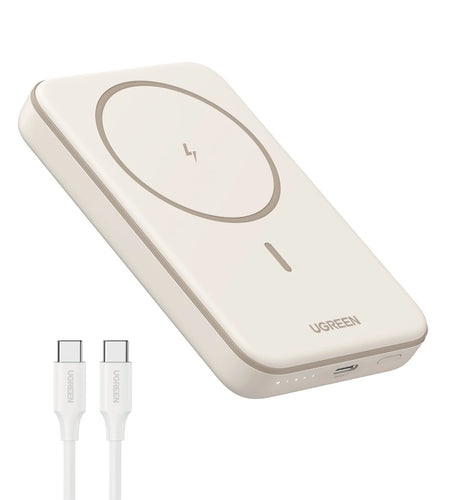 5000Mah Magnetic Power Bank, 7.5W/15W Fast Wireless Portable Charger, Battery Pack for Iphone