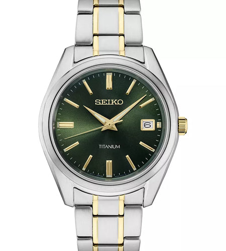 Men'S Essential Two-Tone Titanium Bracelet Watch 40Mm