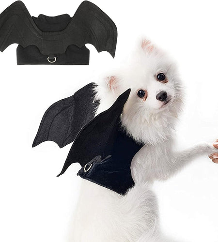 Dog Halloween Costume - Halloween Bat Wings Pet Costumes for Dogs Cats Halloween Party Medium