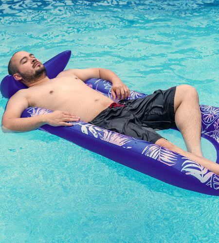 Pool Floaties Lounger Adult Size Recliner Lounge Chair Float for Swimming Pool