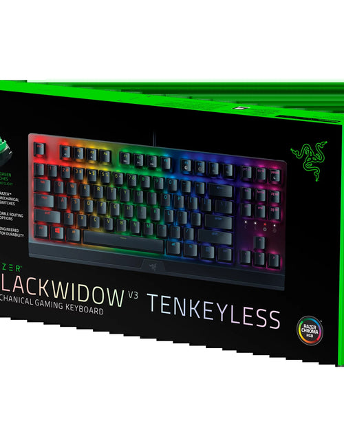 Load image into Gallery viewer, Blackwidow V3 Tenkeyless Compact Mechanical Gaming Keyboard - Green Switch
