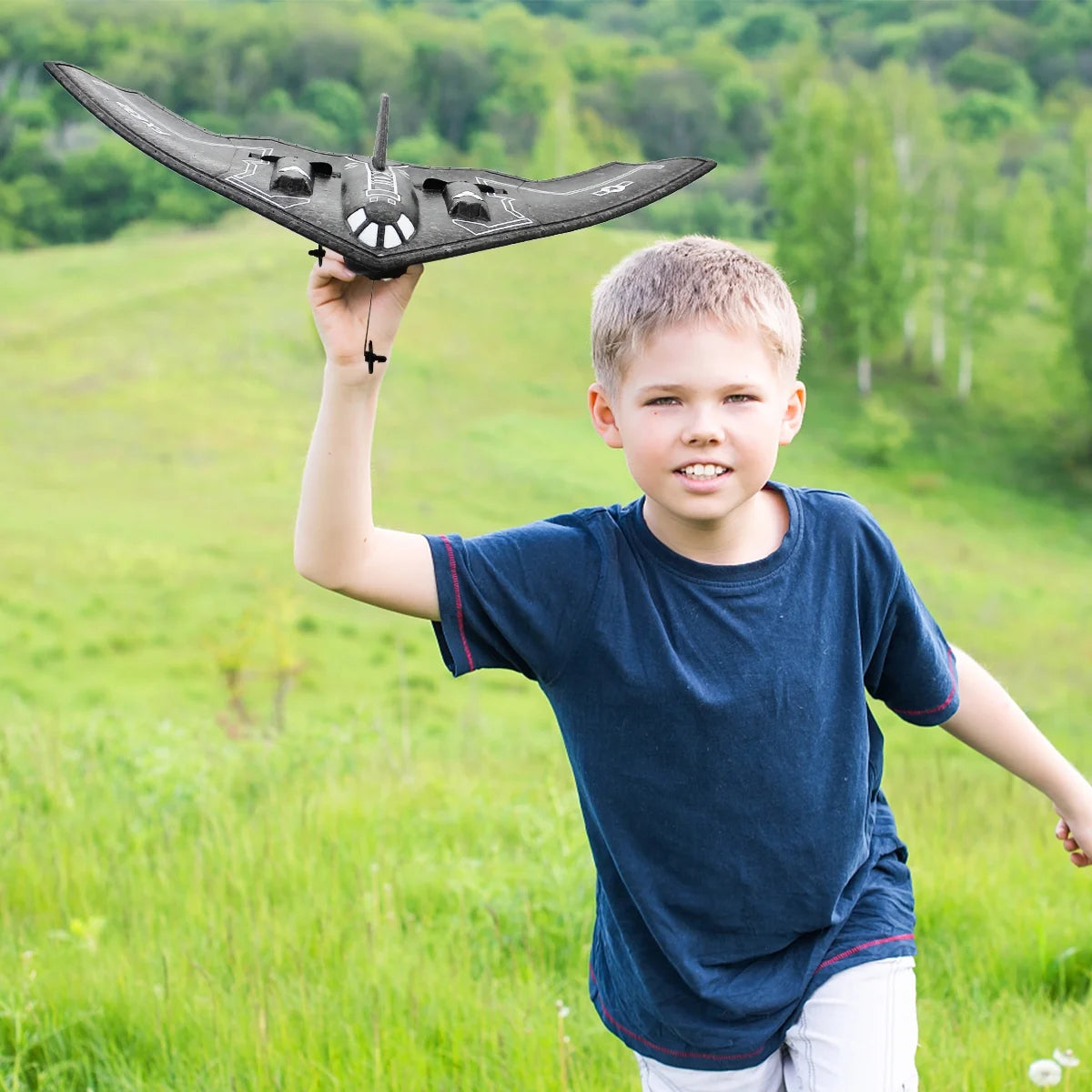 Remote Control Planes for Adults with 2 Batteries, F22 Raptor RC Airplanes for Kids 14+