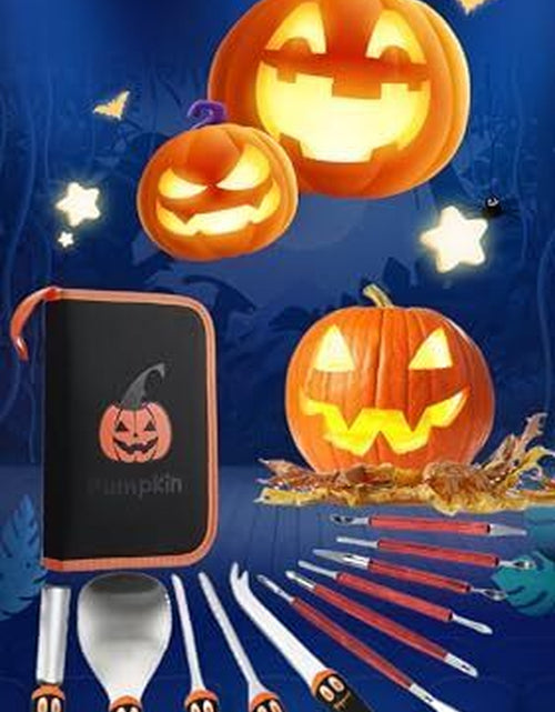 Load image into Gallery viewer, Pumpkin Carving Kit for Adults &amp; Kids with Professional Detail Sculpting
