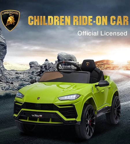 Lamborghini Urus 12V Electric Powered Ride on Car Toys for Girls Boys, Red Kids Electric Vehicles Ride on Toys with Remote Control, Foot Pedal, MP3 Player and LED Headlights, CL61
