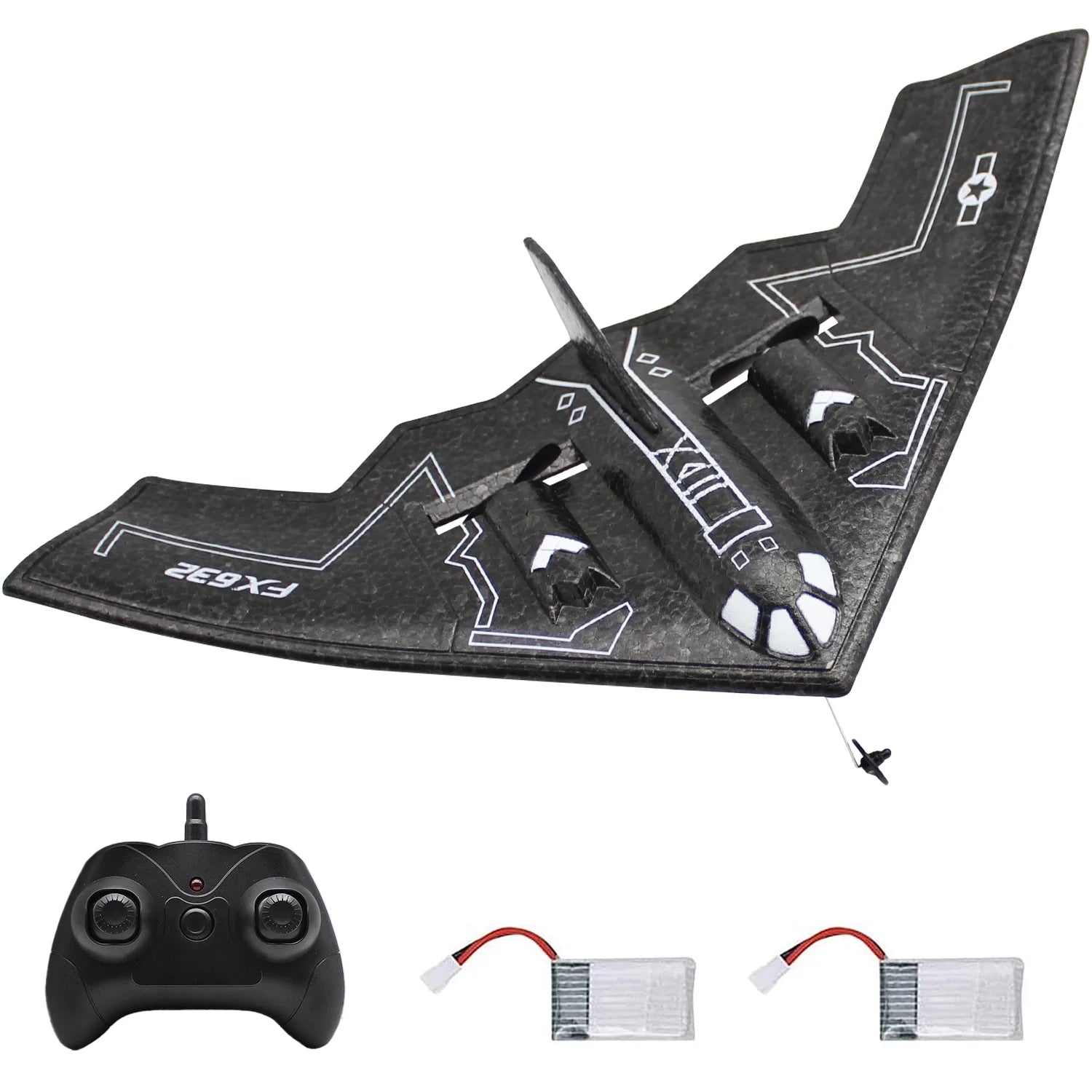 Remote Control Planes for Adults with 2 Batteries, F22 Raptor RC Airplanes for Kids 14+