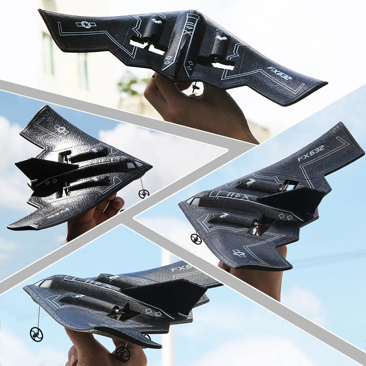 Remote Control Planes for Adults with 2 Batteries, F22 Raptor RC Airplanes for Kids 14+