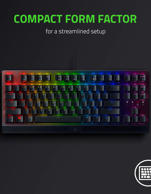 Load image into Gallery viewer, Blackwidow V3 Tenkeyless Compact Mechanical Gaming Keyboard - Green Switch
