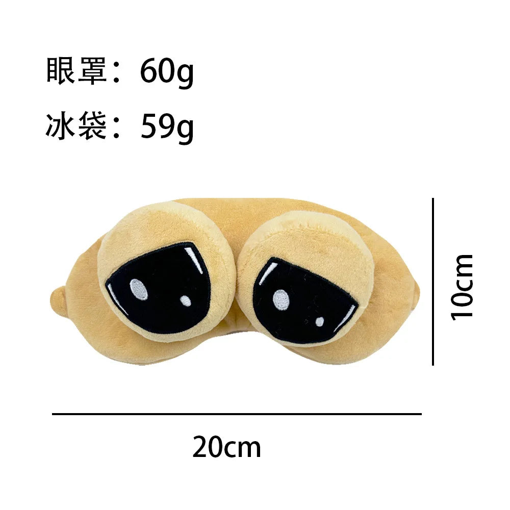 The Maw Pou Cotton Slipper Anime Plush Slippers Kawaii Cartoon Soft Stuffed Fluffy Thick Non-Slip Shoes Alien Pou Doll Home Indo