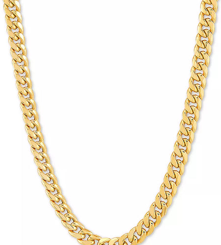 Miami Cuban Link 18" Chain Necklace (6Mm) in 10K Gold