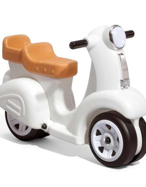 Load image into Gallery viewer, Ride along White Scooter Foot to Floor Ride on Toy for Toddlers
