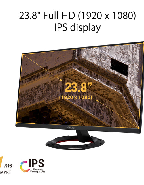 Load image into Gallery viewer, TUF Gaming 23.8” FHD (1920X1080) Gaming Monitor, IPS, 165Hz , 1Ms, Black, VG249Q1RY, New
