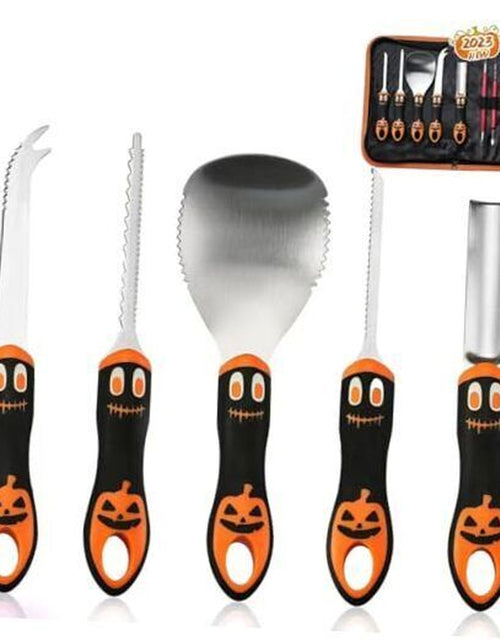 Load image into Gallery viewer, Pumpkin Carving Kit for Adults &amp; Kids with Professional Detail Sculpting
