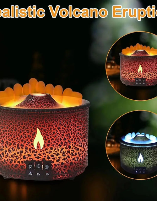 Load image into Gallery viewer, NEW Flame Air Humidifier Light Ultrasonic Essential Oil Diffuser for Room Fragrance Jellyfish Mist Smoke Steamers
