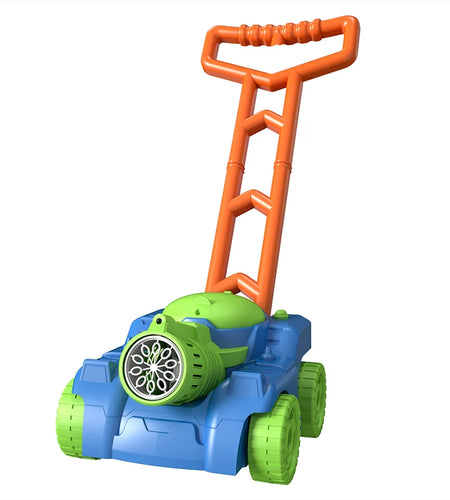 Automatic Lawn Mower Bubble Machine Weeder Soap Maker Blower Baby Activity Walker for Outdoor Kids Toys for Children Gift Boys