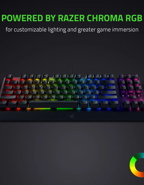 Load image into Gallery viewer, Blackwidow V3 Tenkeyless Compact Mechanical Gaming Keyboard - Green Switch
