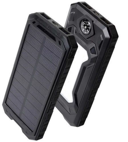 Waterproof 600000Mah Dual USB Portable Solar Battery Charger Solar Power Bank for Iphone, Mobile Cell Phone