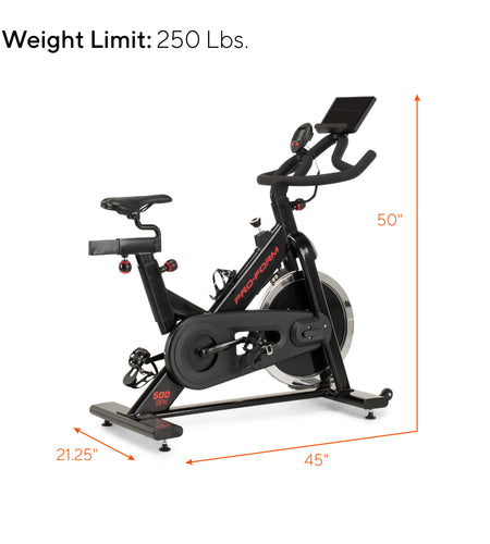 500 SPX Indoor Cycle with Interchangeable Racing Seat