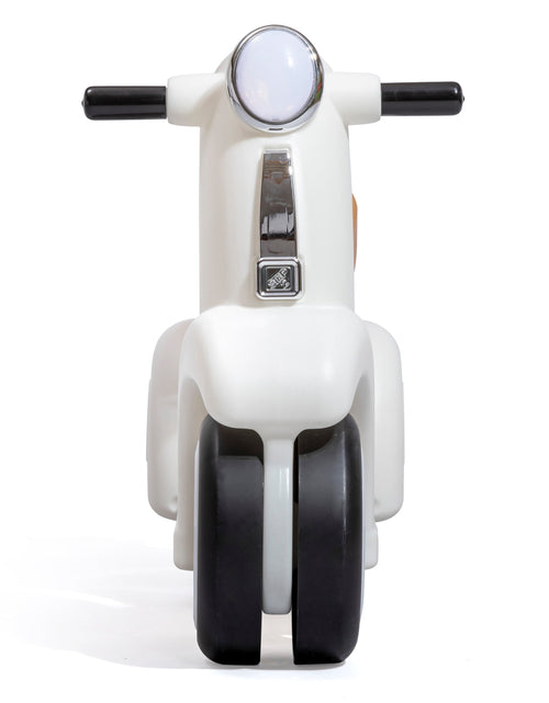 Load image into Gallery viewer, Ride along White Scooter Foot to Floor Ride on Toy for Toddlers
