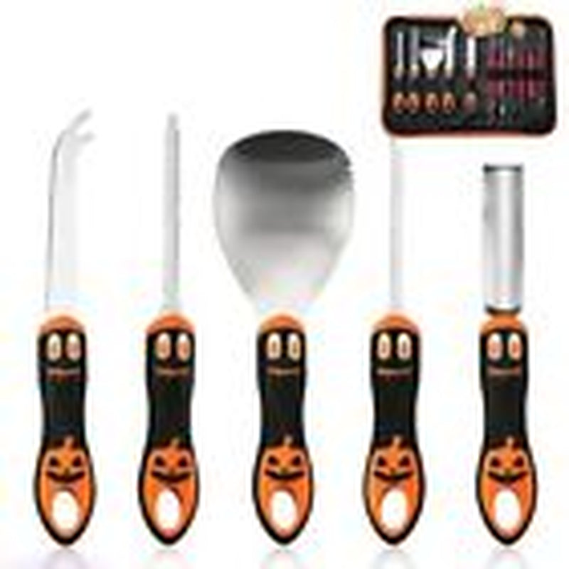 Pumpkin Carving Kit for Adults & Kids with Professional Detail Sculpting