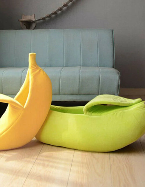 Load image into Gallery viewer, Banana Cat Bed House Funny Cute Cozy Cat Mat Beds Warm Durable Portable Pet Basket Kennel Dog Cushion Cat Supplies Multicolor
