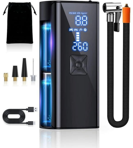 Tire Inflator 150PSI Portable Air Compressor,For Car Tires with 25000Mah Battery