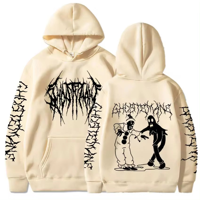 Men Women Fashion Hoodies Kids Hip Hop Hoodies Sweatshirts Men'S Clothing Rapper Sweats Gothic Coats Boy Ghostemane Hoodies