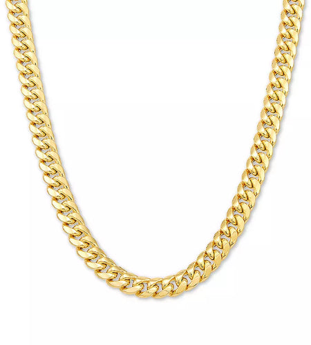 Miami Cuban Link 18" Chain Necklace (6Mm) in 10K Gold