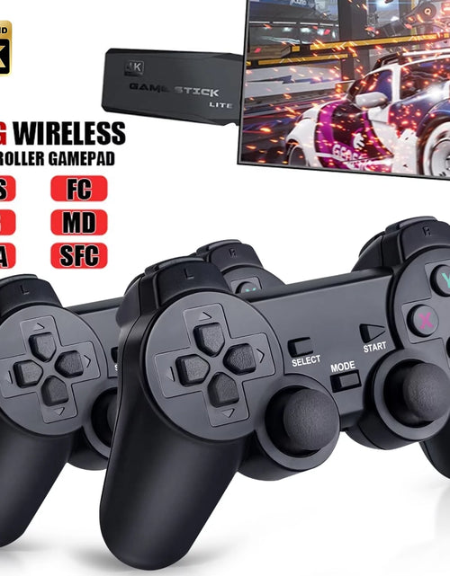 Load image into Gallery viewer, Retro Video Game Console with 10888 Games Wireless 4K 64GB Arcade Classic Game Console with 2 Joysticks Gaming Console and Controller for TV
