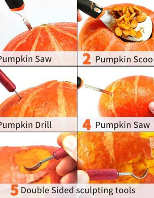 Load image into Gallery viewer, Pumpkin Carving Kit for Adults &amp; Kids with Professional Detail Sculpting
